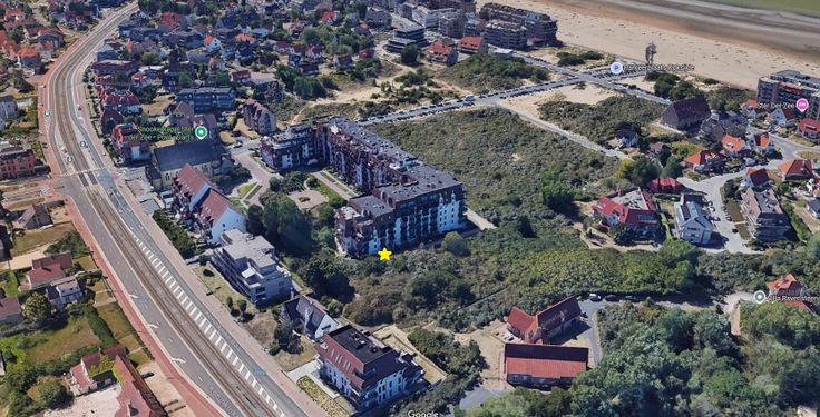 Studio met slaaphoek gelegen naast natuurgebied.