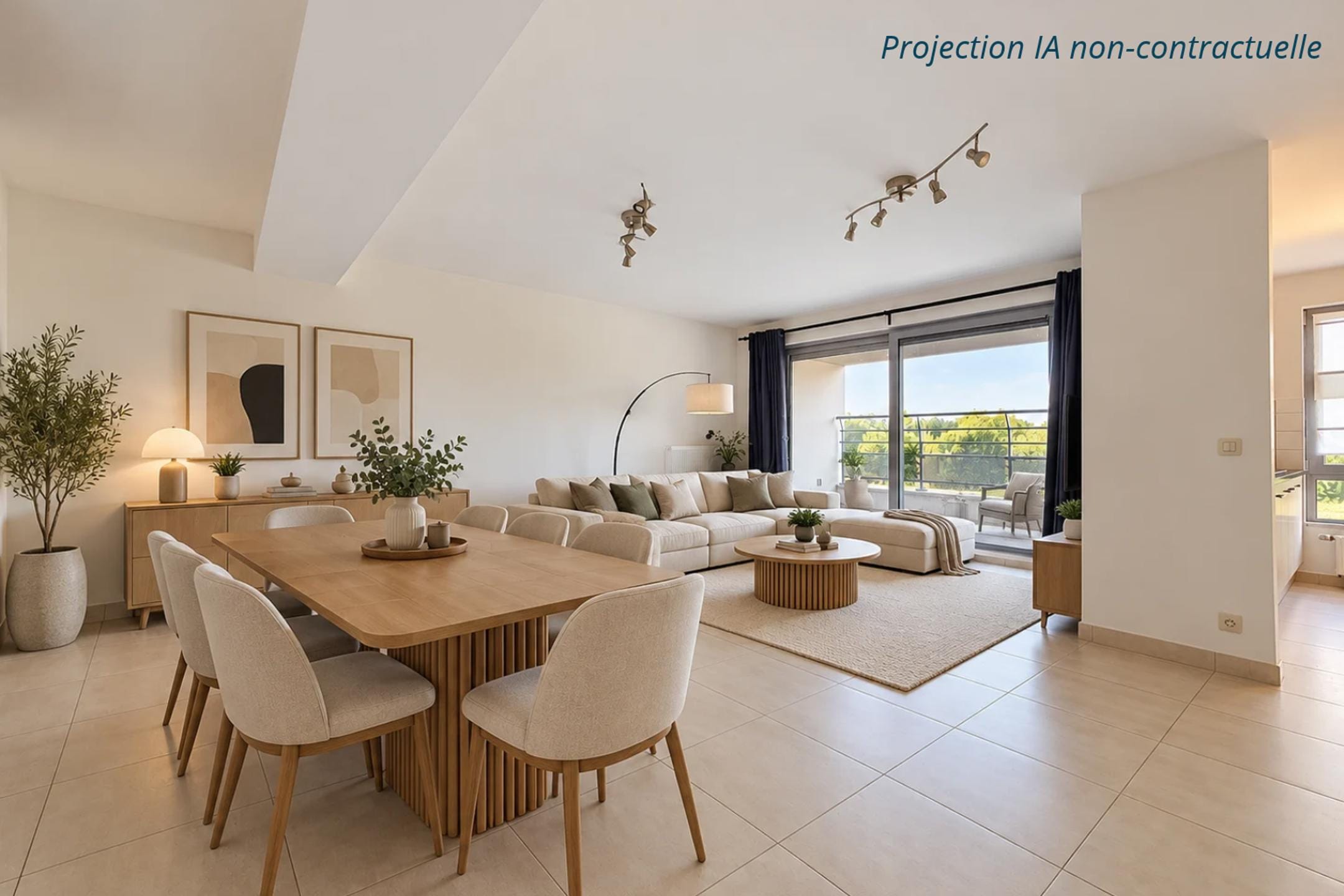 2-room apartment of 90 m²