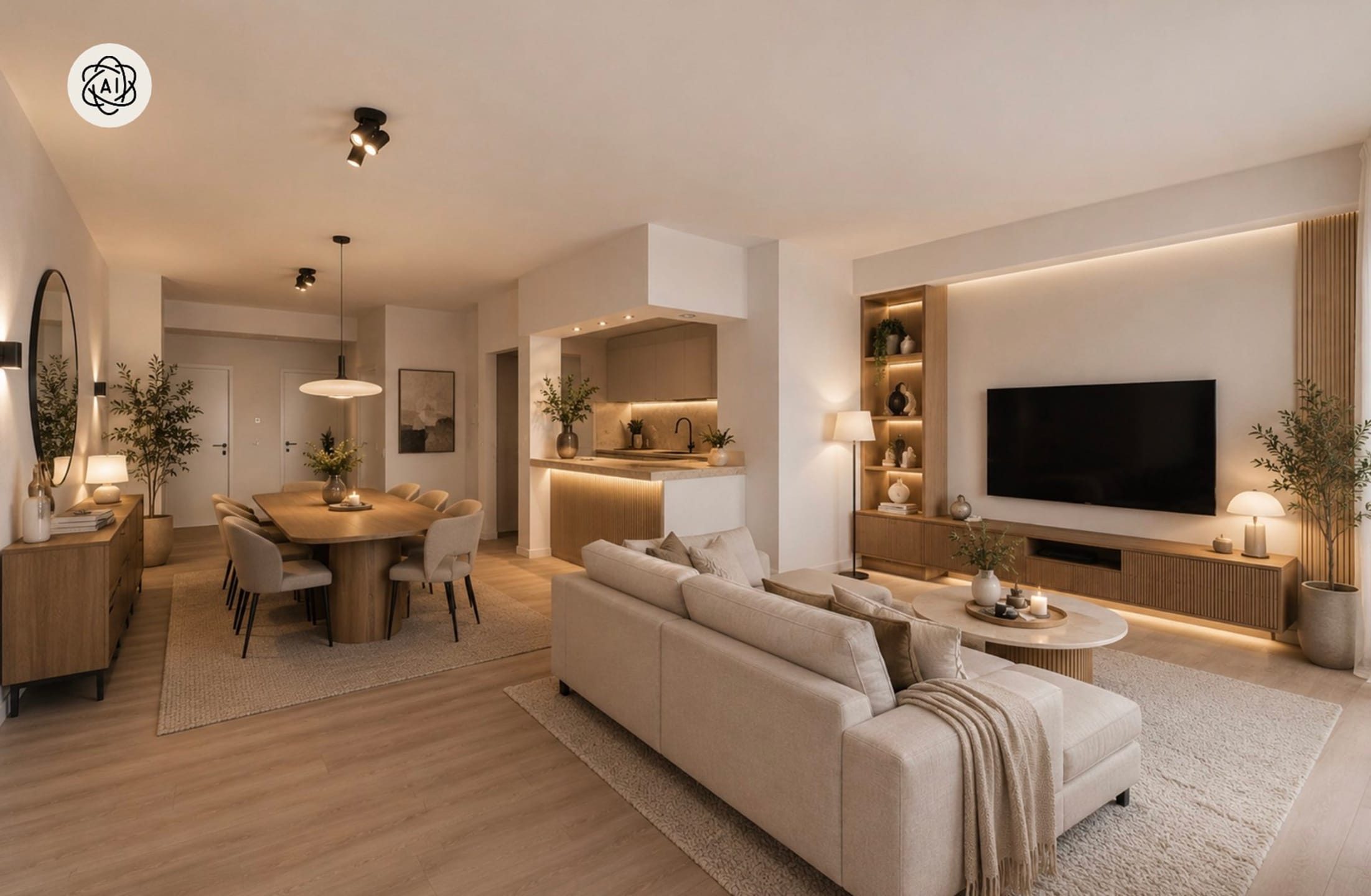 3-room apartment of 100 m²
