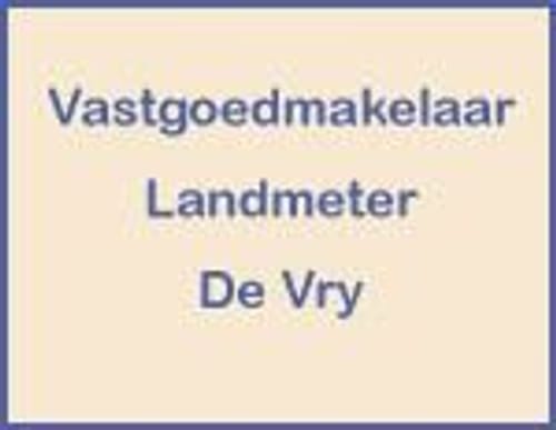 Vastgoedmakelaar-Landmeter De Vry